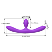 Sex toy Triple Dong avec Télécommande