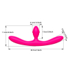 Sex toy Triple Dong avec Télécommande