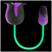 Oeufs USB fleurs