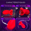 Bouche & Langue vibrantes silicone USB