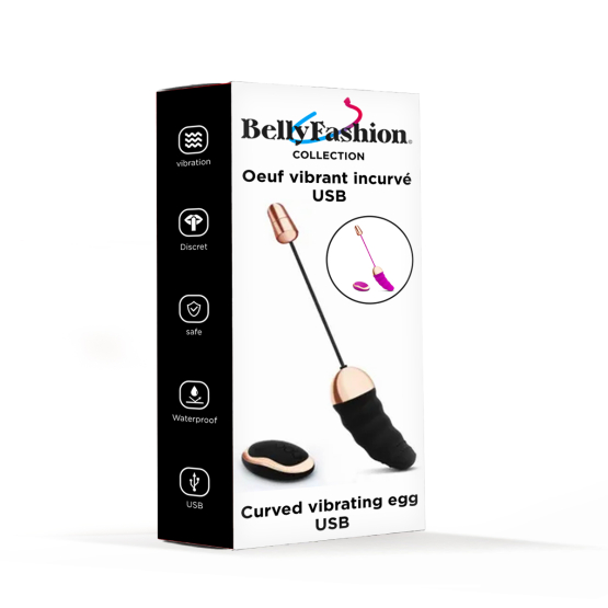 Oeuf vibrant incurvé USB