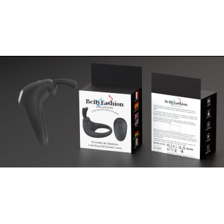 Cockring silicone lapin avec télécommande