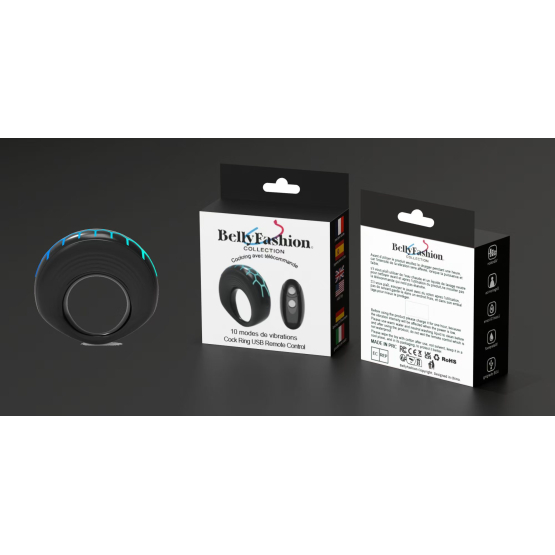 Coockring vibrant silicone Led ajustable avec télécommande