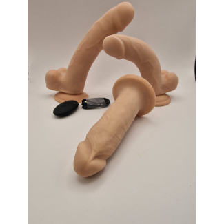 Realistic avec testicules avec bullet et télécommande