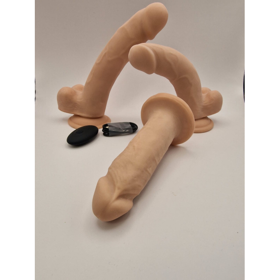 Realistic avec testicules avec bullet et télécommande