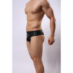 Slip homme simili cuir boucle - REF614