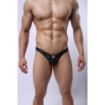 String homme simili cuir en V - REF613