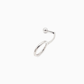 Plug anal & cockring 2 en 1 acier Belly Fashion