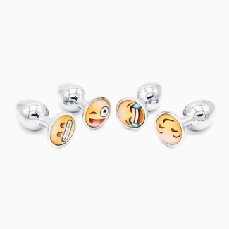 Plug anal aluminium Smiley Belly Fashion