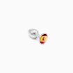 Plug anal aluminium flags drapeaux Belly Fashion