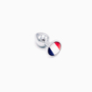 Plug anal aluminium flags drapeaux Belly Fashion