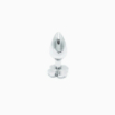 Plug anal aluminium bijou trèfle coeur Belly Fashion