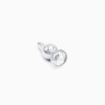 Plug anal aluminium longiligne bijou pierre Belly Fashion