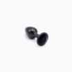 Plug anal aluminium « Noir nacré » Belly Fashion
