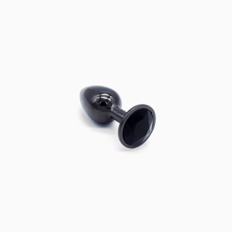 Plug anal aluminium « Noir nacré » Belly Fashion