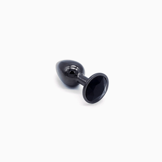 Plug anal aluminium « Noir nacré » Belly Fashion