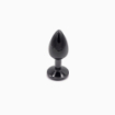Plug anal aluminium « Noir nacré » Belly Fashion
