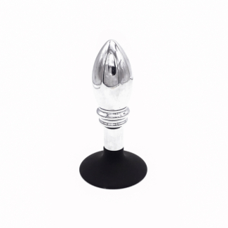 Plug anal aluminium ventouse Belly Fashion