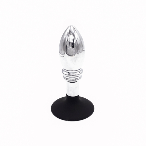 Plug anal aluminium ventouse Belly Fashion