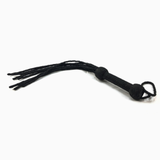 Fouet Noir Tout Cuir & daim