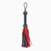 Fouet rouge & noir bicolore