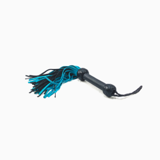 Fouet bleu & noir bicolore