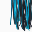 Fouet bleu & noir bicolore