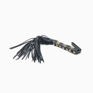 Grand Fouet indien pierres multicolores