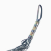 Grand Fouet indien pierres multicolores