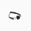 Bâillon boule silicone noire