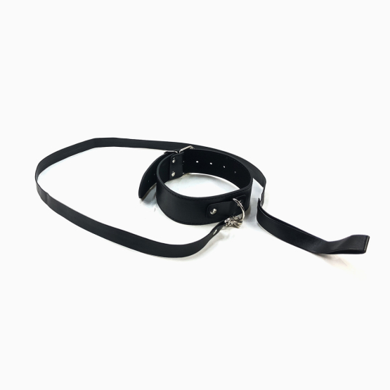 Collier laisse soumission Simili cuir