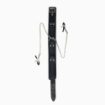 Collier laisse soumission Simili cuir rouge/ Noir pinces tétons