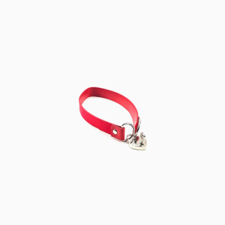 Collier de soumission cadenas coeur