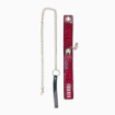 Collier laisse vinyle félin léopard