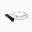 Collier laisse de soumission métal