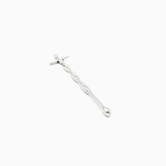 Tige urètre croix Acier ø 10mm