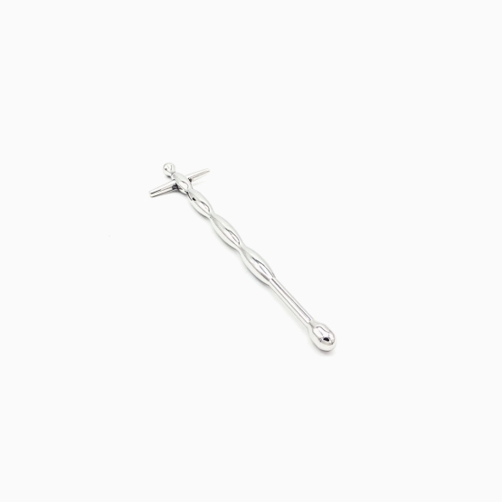 Tige urètre croix Acier ø 10mm