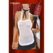 Costume barmaid soubrette tablier transparent sexy