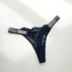 String dentelle et paillettes LOVE bande large