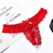 String ouvert dentelle et perles
