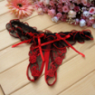 String ouvert dentelle transparent