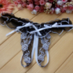 String ouvert dentelle transparent