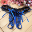 String ouvert dentelle transparent