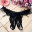 String ouvert dentelle transparent