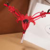 String ouvert broderie perles