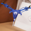 String ouvert broderie perles