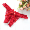 String ouvert dentelle Frou-Frou ruban