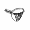 String ouvert dentelle Noir