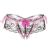 String ouvert dentelle culotte noeuds